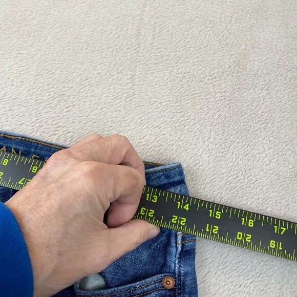 American Eagle Outfitters Mens Jeans 30x34 Relaxed Fit Mid-Rise Blue Denim Casua - Picture 4 of 16